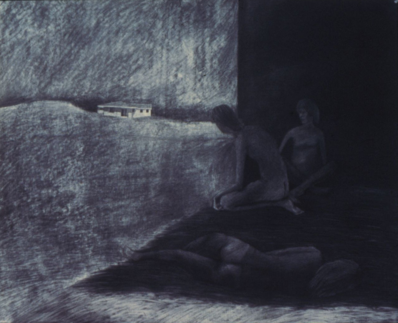 lurker, charcoal on paper, 1983