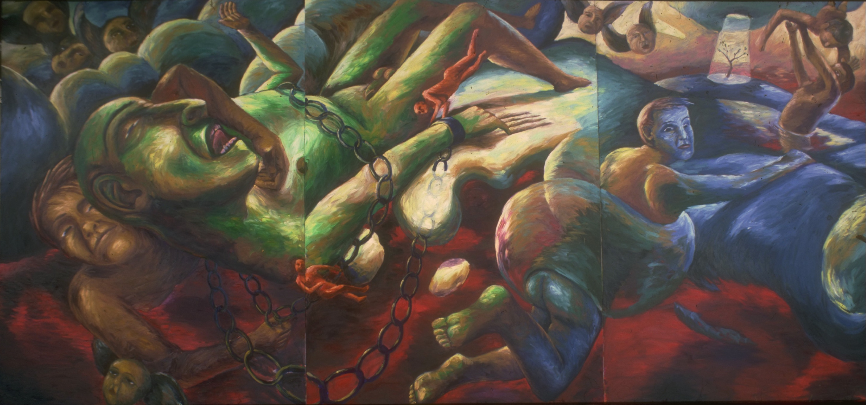 the mind is its own, oil on canvas, 1987