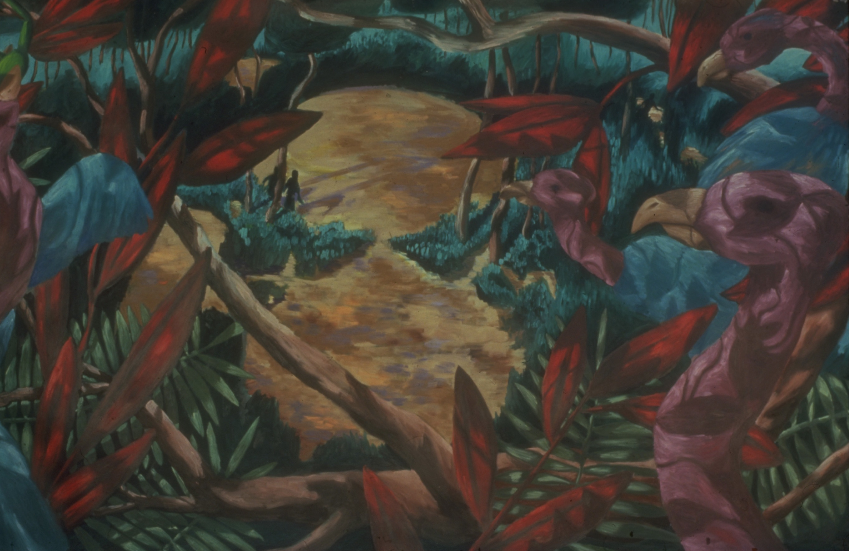 Cain, oil on paper, 1986