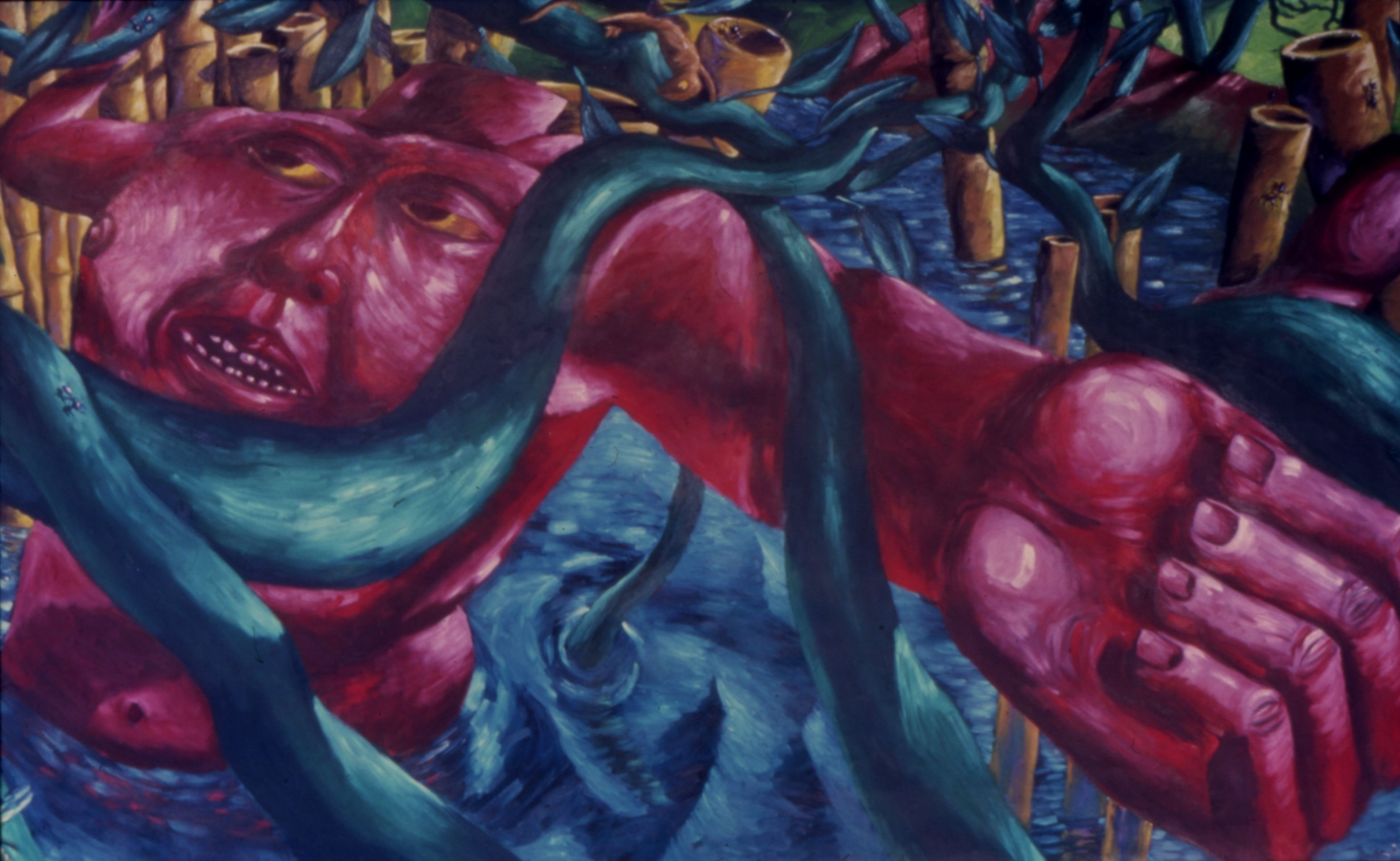 his shell, oil on paper, 1986