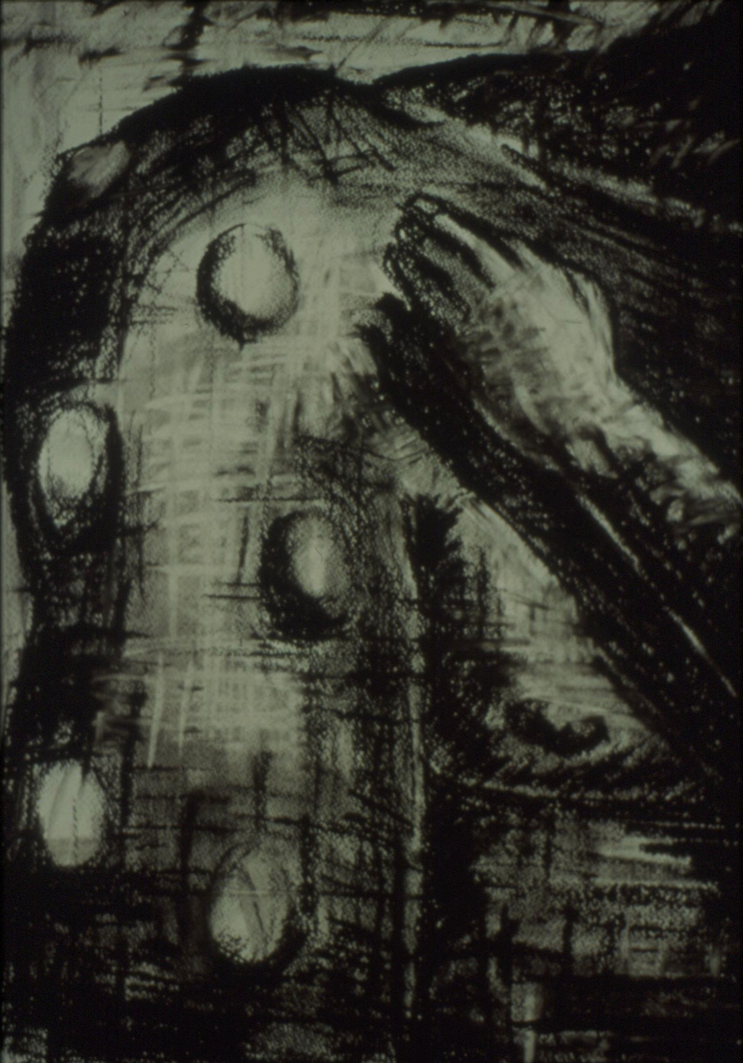 boil, charcoal on paper, 1999