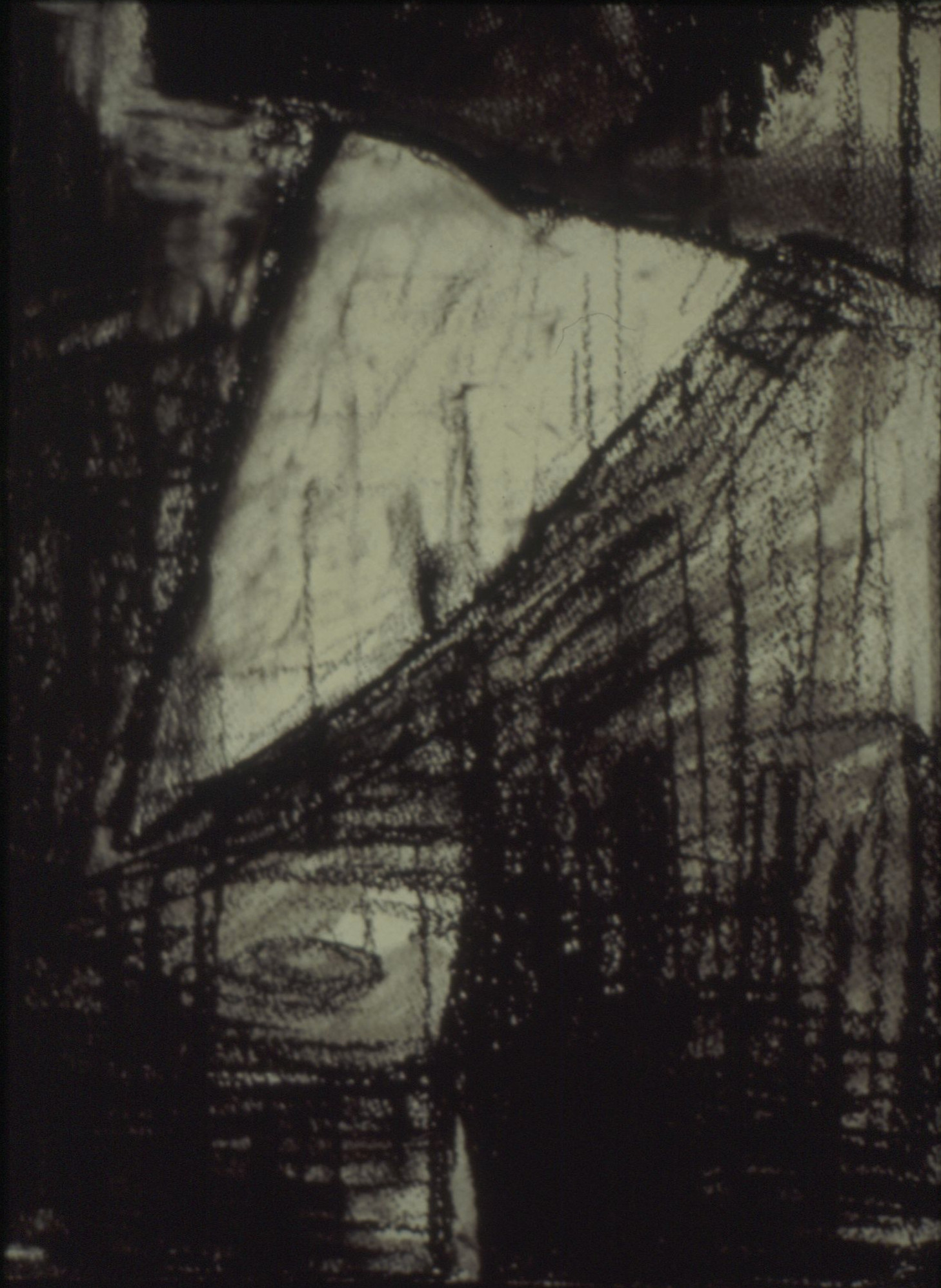 shear, charcoal on paper, 1999