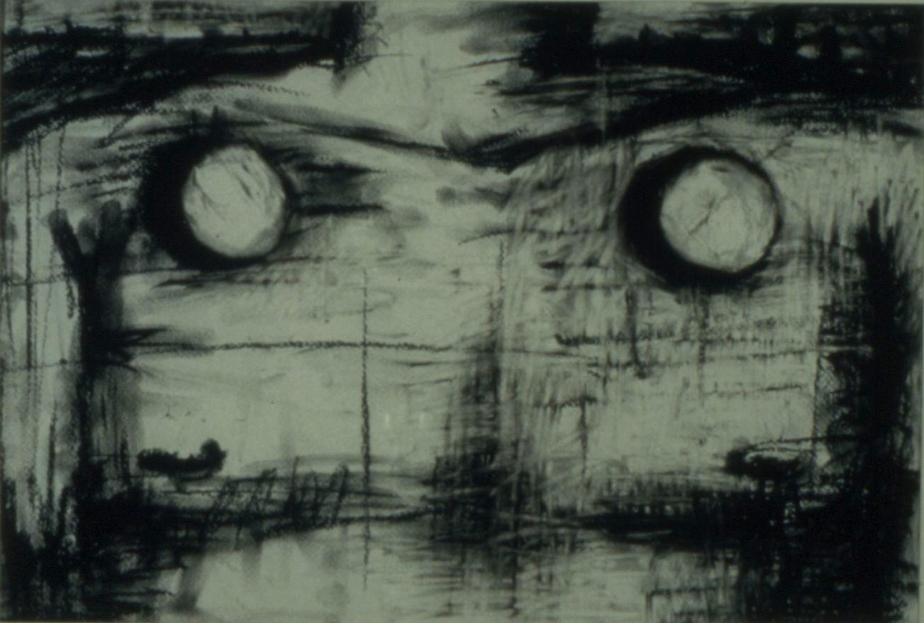 untitled, charcoal on paper, 1996